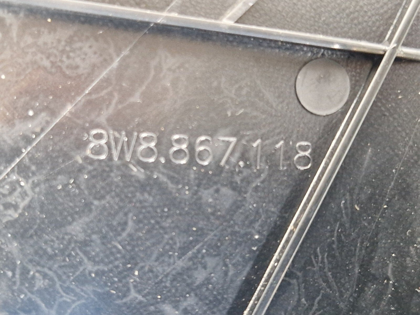 16-23 AUDI A5 F5 SPORTBACK S-LINE FRONT O/S DOOR CARD PANEL 8W8867134