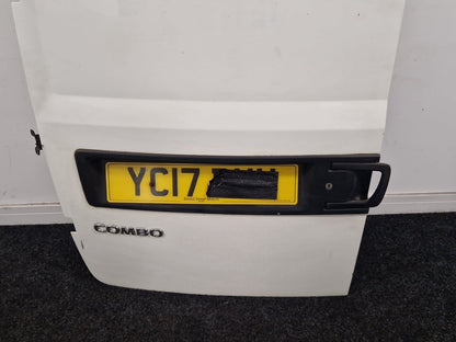 Vauxhall Combo MK3 (D) (61VO) Rear Left N/S Passenger Complete Door in White 5PU