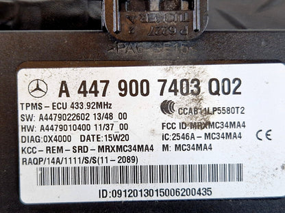 Mercedes-Benz Unknown Part Type A4479007403A4479022602A4479010400