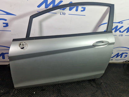 Ford Fiesta MK6 Hatchback Front Left N/S Door in Moondust Silver