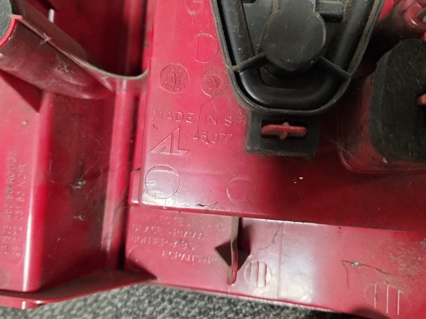 2008 Peugeot Partner MK2 (PH1) (B9) Genuine Rear Left N/S Tail Light 9680545280