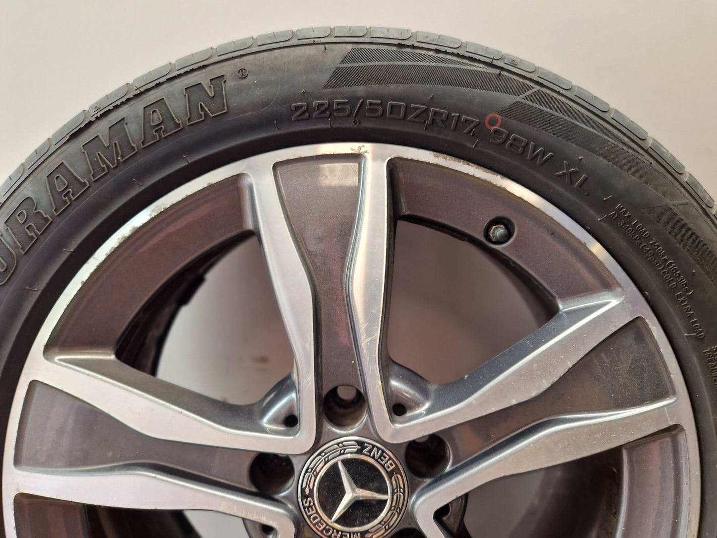 Mercedes-Benz C-Class W205 17" Alloy Wheel with Tyre 225/50/17 ~1mm A2054010800