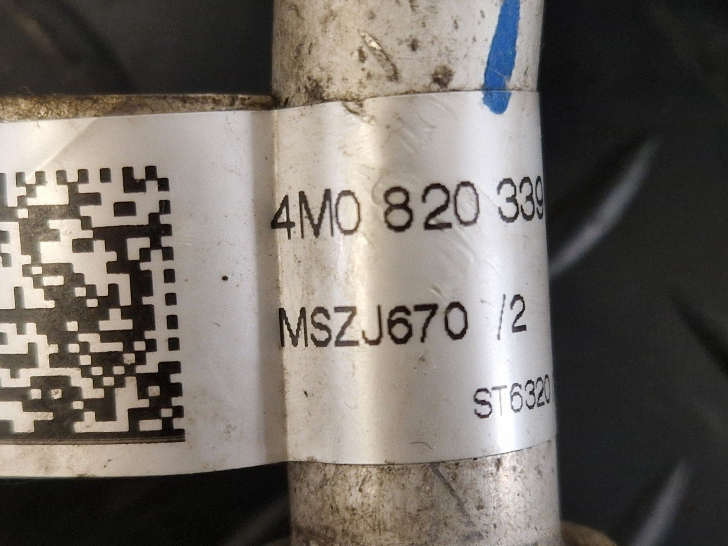 16-20 AUDI Q7 4M 3.0 DIESEL GENUINE AIR CONDITIONING HOSE 4M0820339G