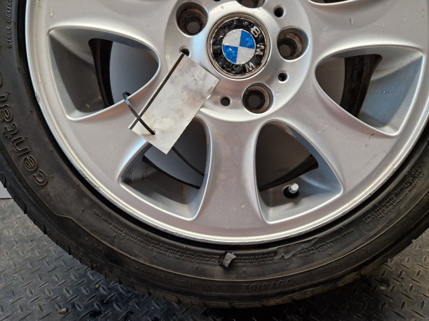 BMW 120i E87 16" Alloy Wheel with Tyre 205/55/16 ~4mm