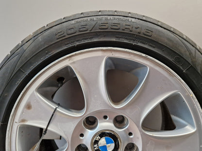 BMW 120i E87 16" Alloy Wheel with Tyre 205/55/16 ~3mm