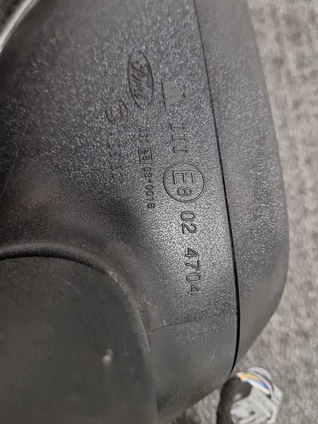 Ford Fiesta MK7 (B299) Hatchback Front Left Door Wing Mirror in Blue Vision