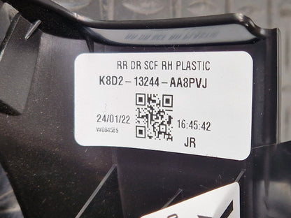 19-ON RANGE ROVER EVOQUE L551 GENUINE REAR RIGHT DRIVER STEP TRIM K8D213244