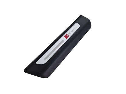 16-20 AUDI Q7 4M REAR LEFT DOOR SILL SCUFF PLATE TRIM PANEL INSERT 4M0853375