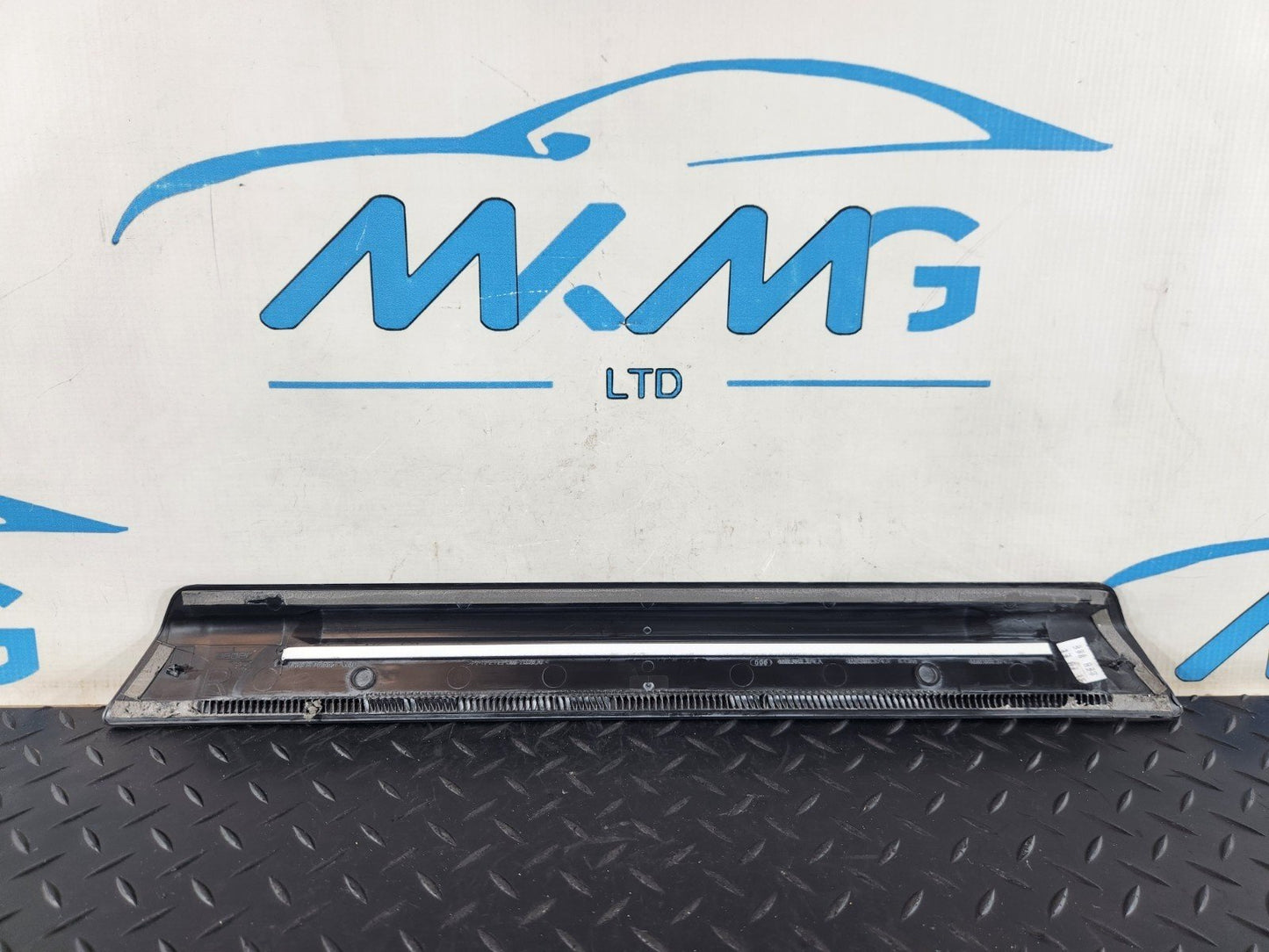 16-20 AUDI Q7 4M GENUINE S-LINE FRONT RIGHT DOOR SILL SCUFF PLATE TRIM 4M0853374
