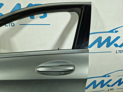 14-21 MERCEDES BENZ C CLASS W205 FRONT LEFT N/S/F COMPLETE DOOR SILVER 792