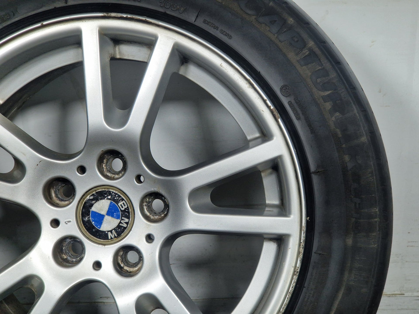 BMW X3 E83 SUV Genuine 17" Alloy Wheel with Tyre 3mm 235/55/17 3412060 0344079