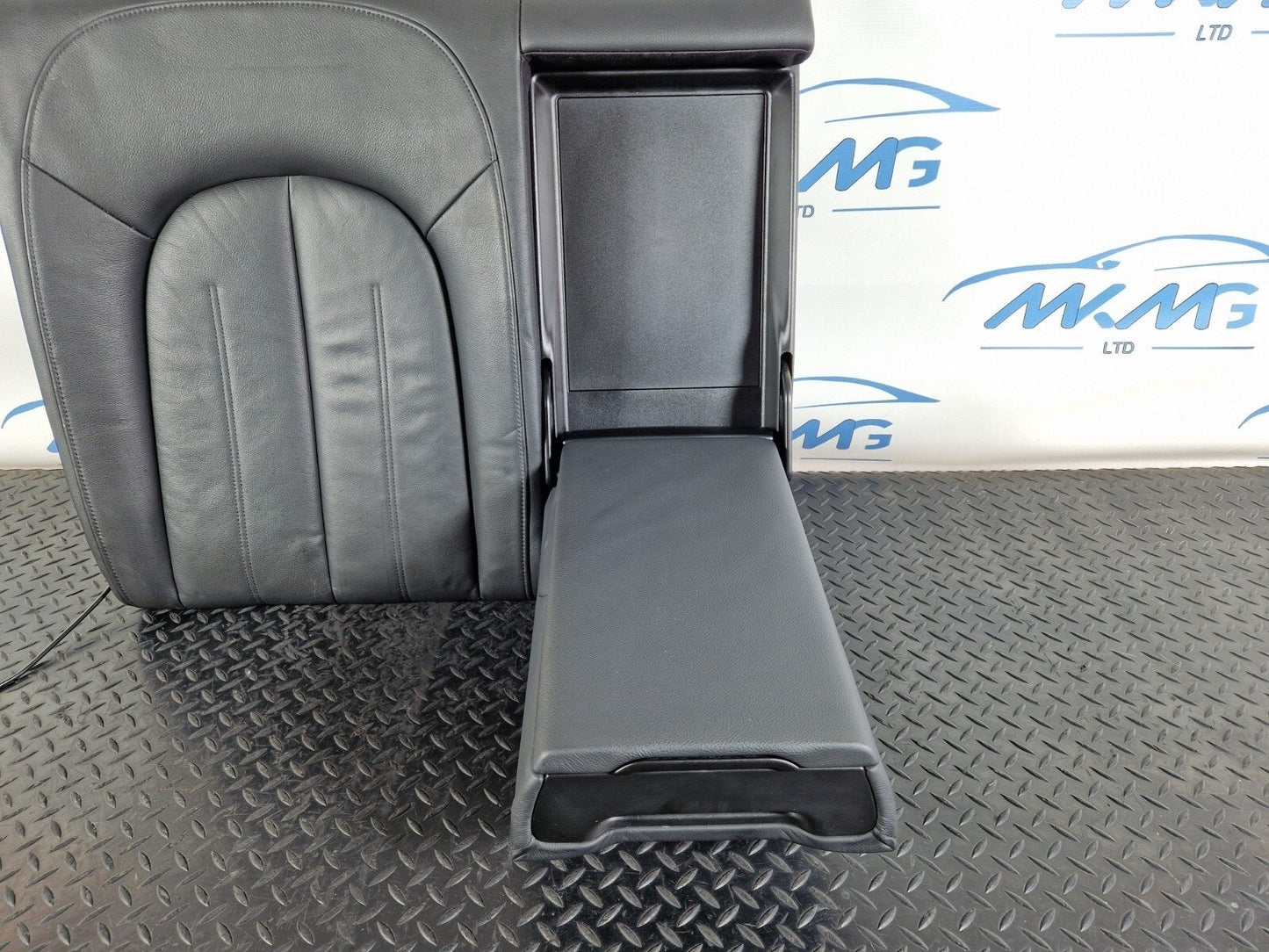 12-18 AUDI A6 C7 AVANT REAR O/S RIGHT SIDE BLACK LEATHER  SEAT BACKREST