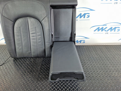 12-18 AUDI A6 C7 AVANT REAR O/S RIGHT SIDE BLACK LEATHER  SEAT BACKREST