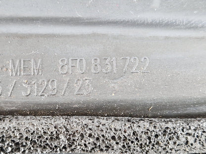 12-17 AUDI S5 CONVERTIBLE RIGHT UPPER INNER A PILLAR RUBBER DOOR SEAL 8F0831722