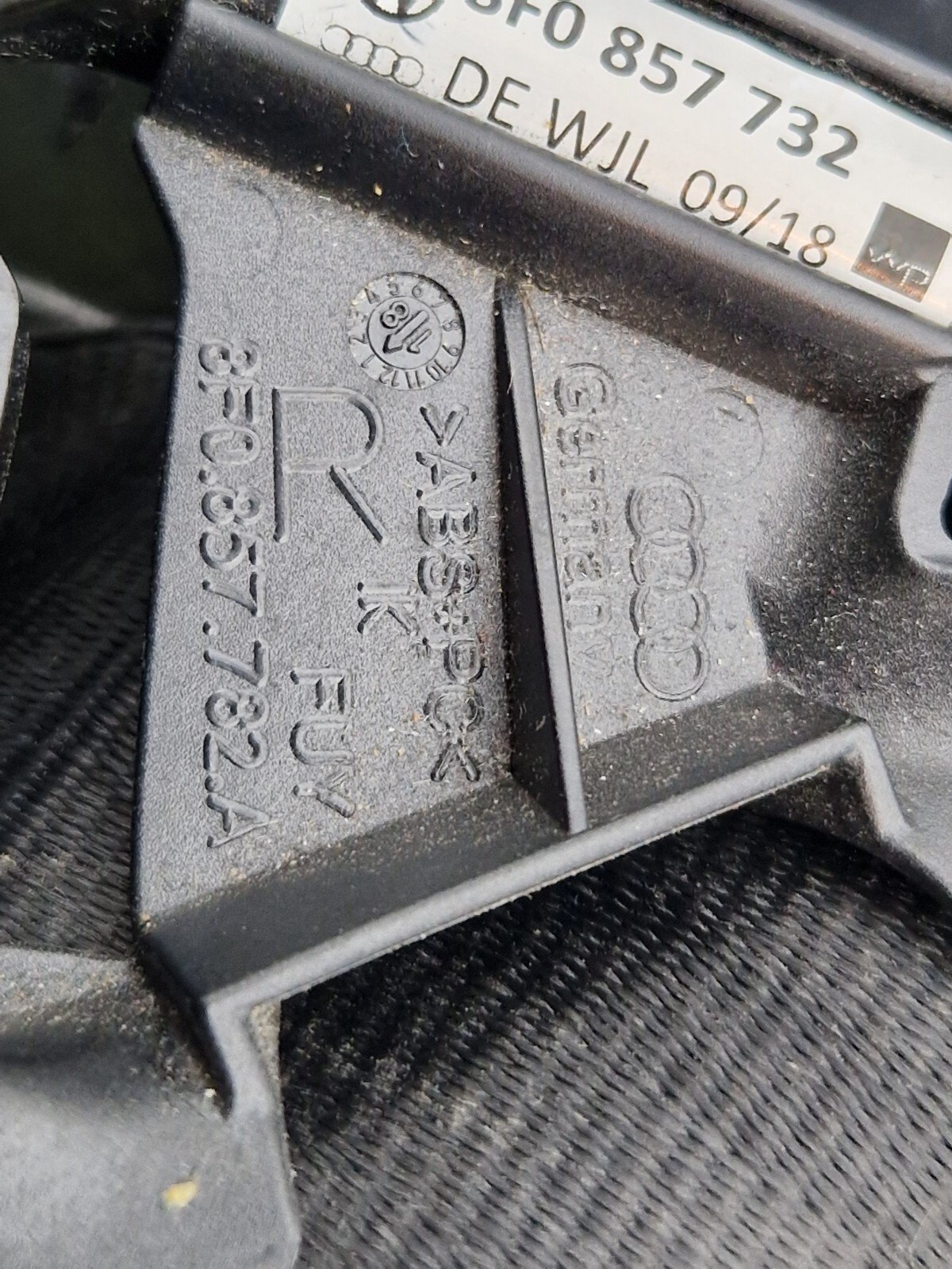Audi Unknown Part Type 8W78577063G0857737A