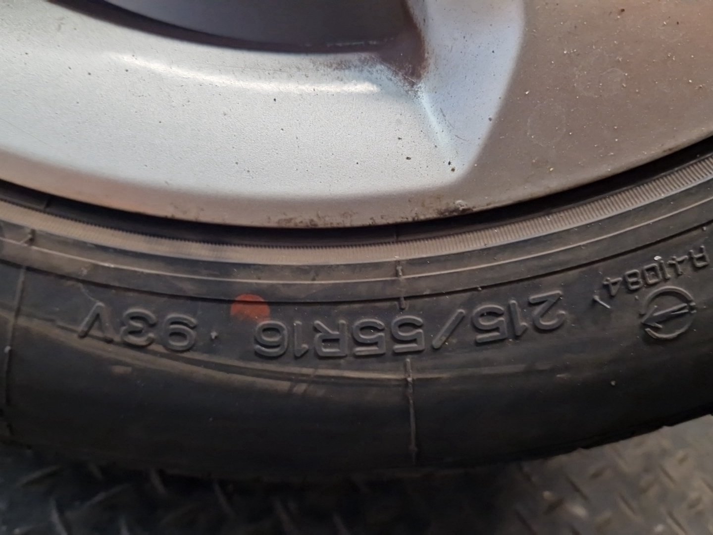 2008 Peugeot Partner MK2 (PH1) (B9) 16" Alloy Wheel with Tyre 215/55/16