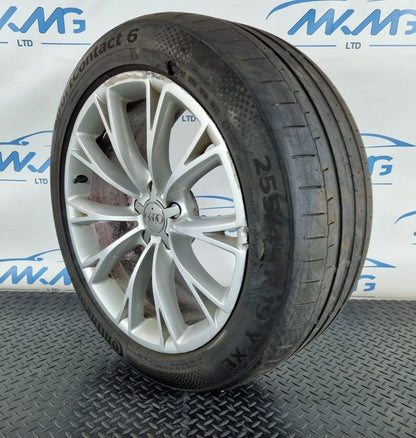 10-17 AUDI A8 4H GENUINE 19" ALLOY WHEEL 9J ET33 & TYRE 255 45 R19 4H0601025G