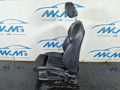 16-19 AUDI A4 B9 S-LINE FRONT PASSENGER HEATED HALF LEATHER SEAT