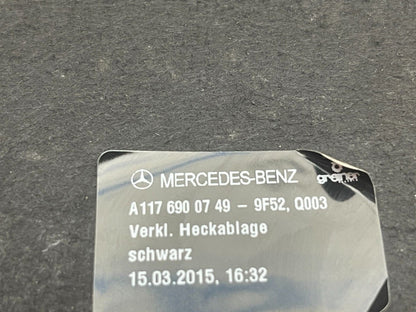 13-19 MERCEDES BENZ CLA C117 GENUINE PARCEL REAR BOOT PARCEL SHELF LOAD COVER