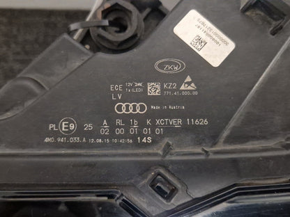 Audi Q7 4M Genuine Left N/S Passenger Headlight 4M0941033A