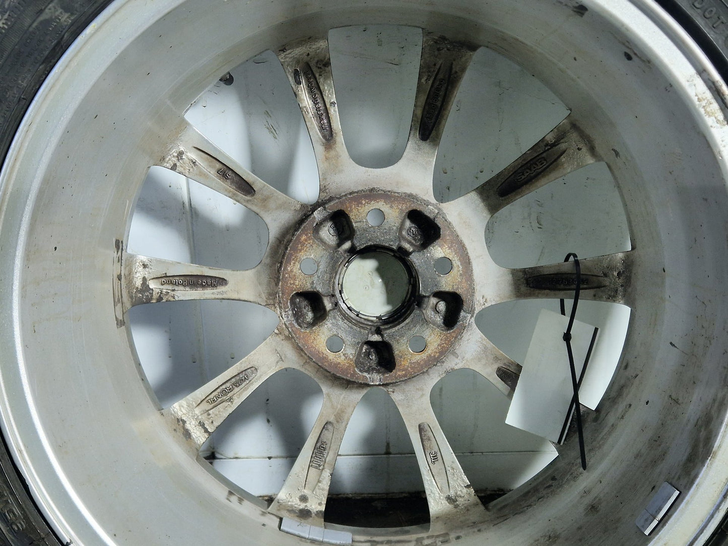 Saab 9-3 MK2 (440) 18" Alloy Wheel with Tyre ~7mm 225/45/18 12763042