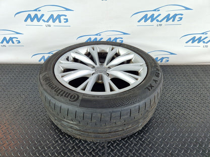 10-17 AUDI A8 4H GENUINE 19" ALLOY WHEEL 9J ET33 & TYRE 255 45 R19 4H0601025G