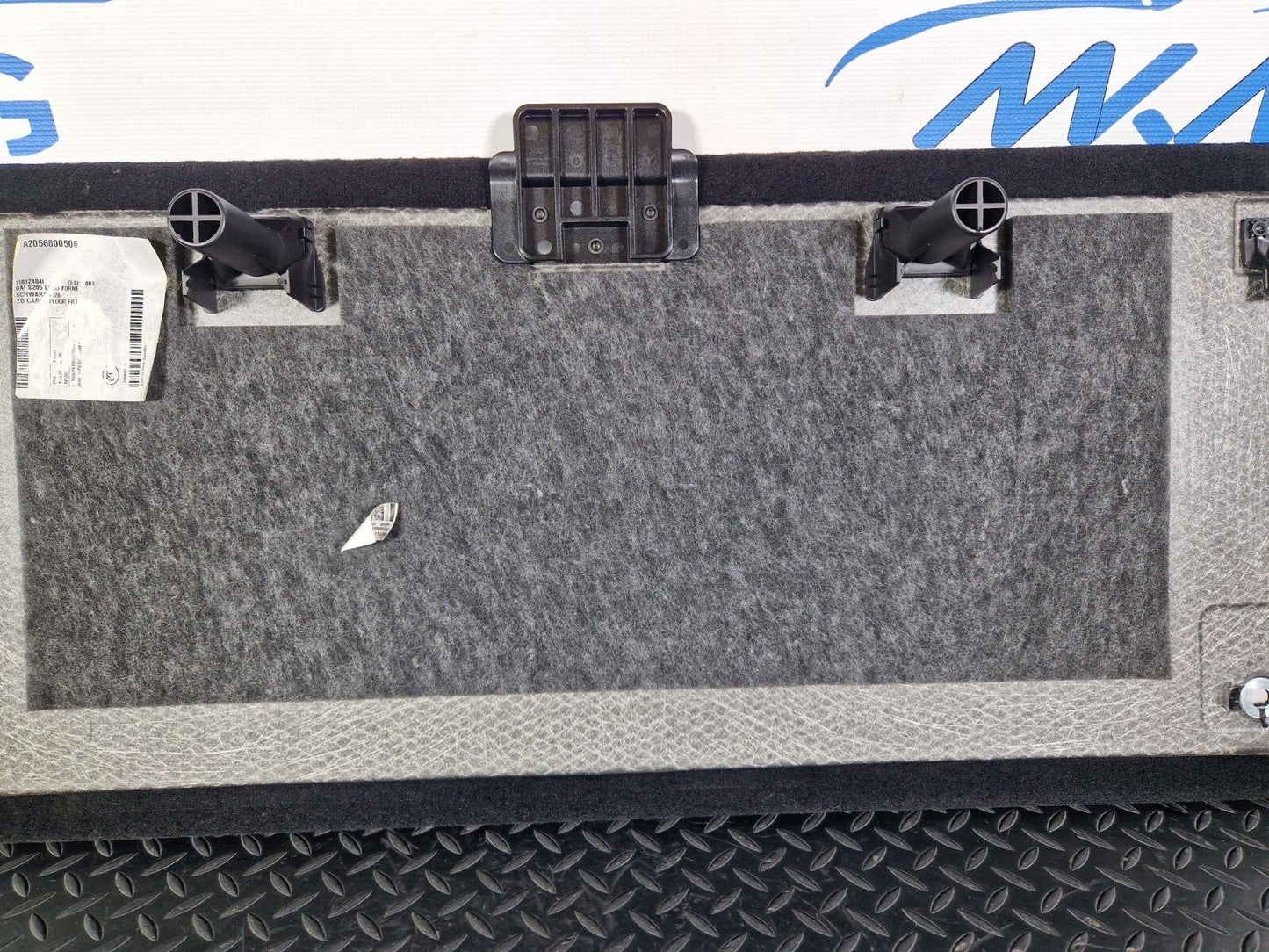 MERCEDES S205 BOOT TRUNK FRONT COVER FLOOR CARPET PANEL TRIM BLACK A2056800506