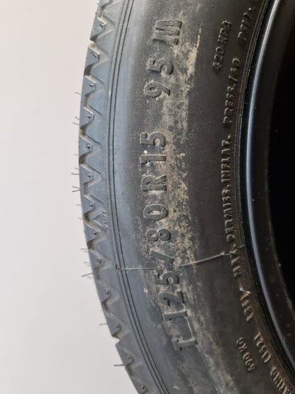 Ford Fiesta MK7 Hatchback 15" Spare Wheel with Tyre 125/80/15 ~4mm