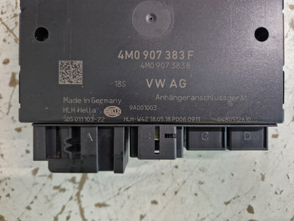 16-19 AUDI A4 B9 SPORT OEM TRAILER DETECTION COMPUTER CONTROL MODULE 4M0907383F