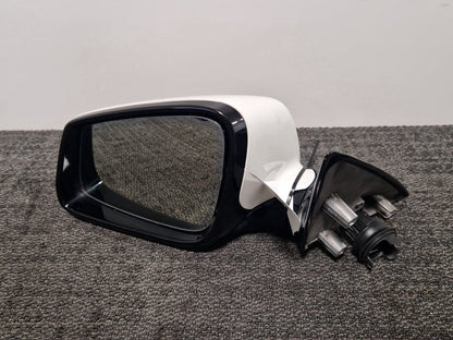BMW 5 Series F10 Genuine Front Left N/S Passenger Door Wing Mirror in White