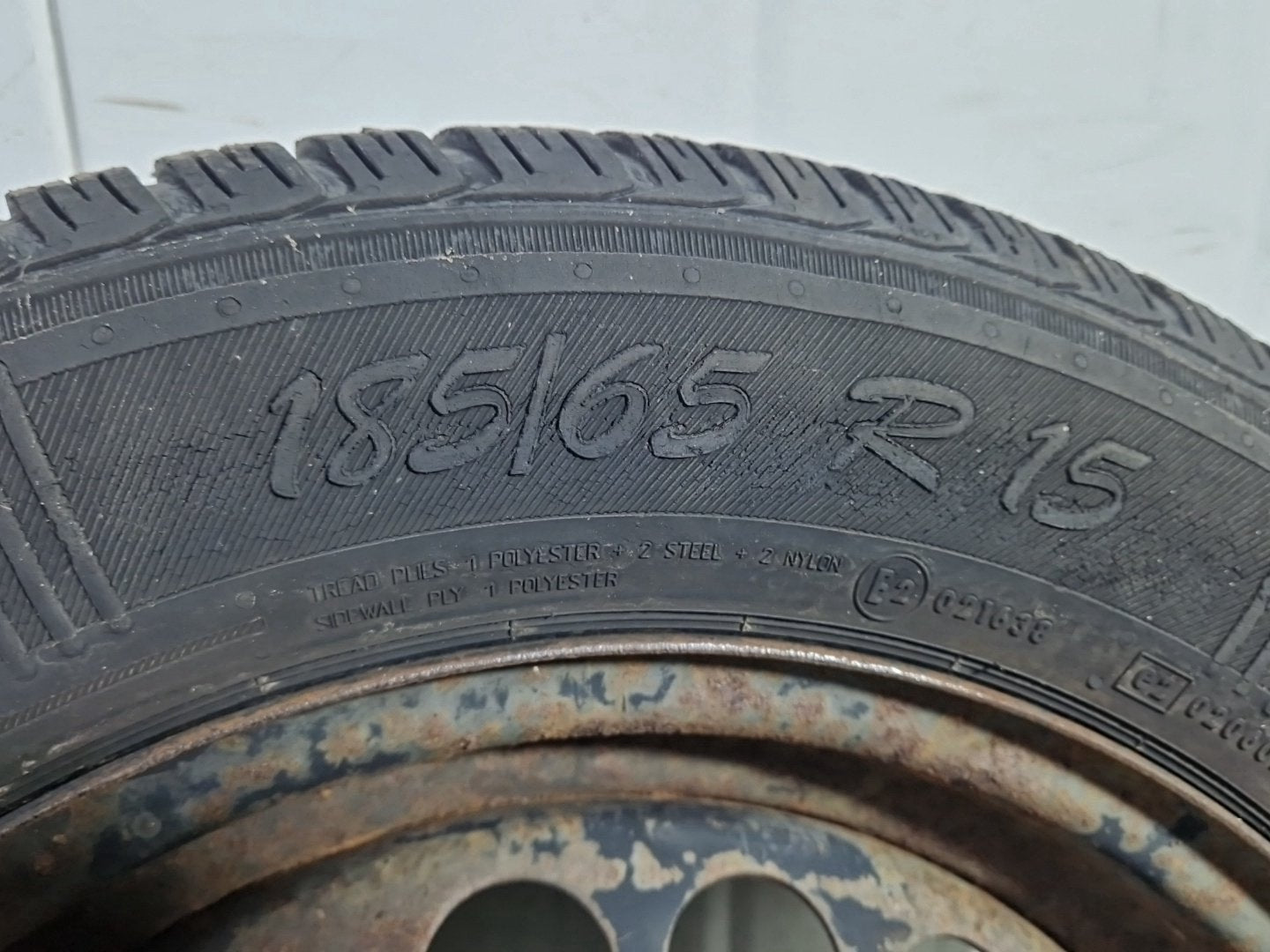 Vauxhall Corsa MK3 (D) (4400) Hatchback Steel Wheel with Tyre 185/65/15 ~5mm