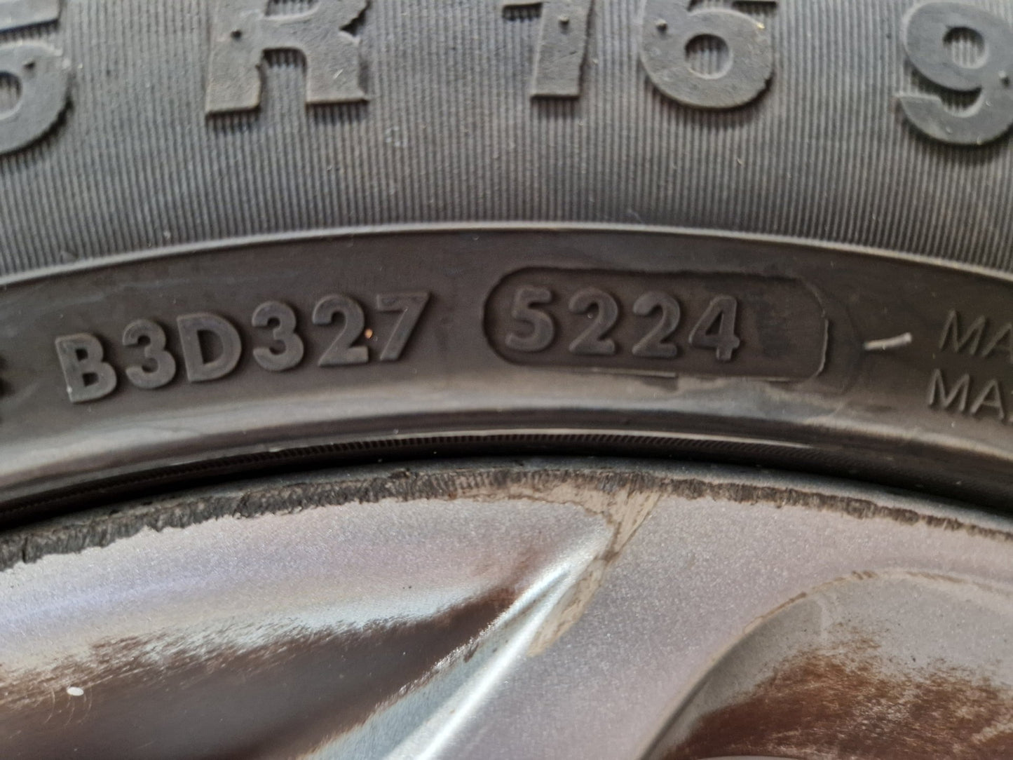 Ford C-Max MK2 (C344) 16" Alloy Wheel with Tyre 215/55/16 ~4mm