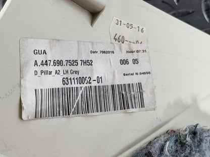 14-21 MERCEDES C CLASS W205 OEM REAR LEFT D PILLAR TRIM A4476907525
