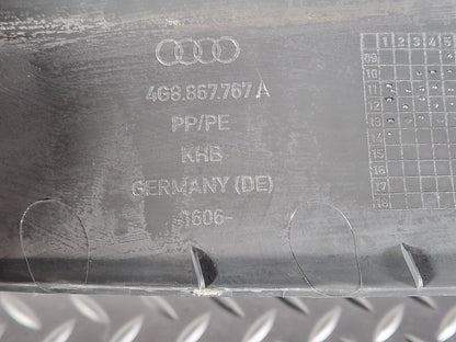10-18 AUDI A7 4G S-LINE REAR LEFT NSR C PILLAR LOWER SILL TRIM COVER 4G8867767A