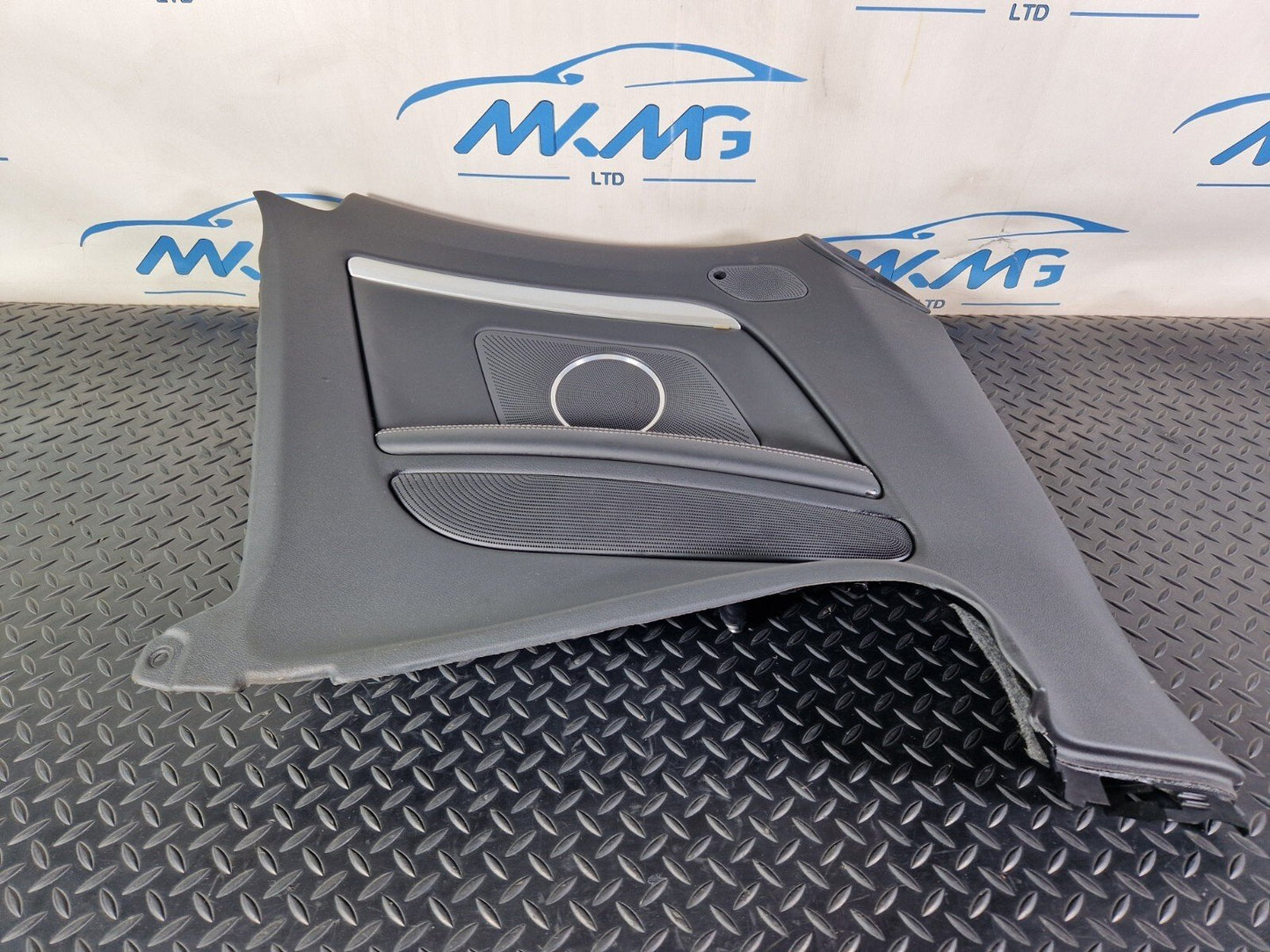 12-17 AUDI S5 CONVERTIBLE REAR LEFT QUARTER DOOR TRIM PANEL 8F0867035 (DAMAGE)