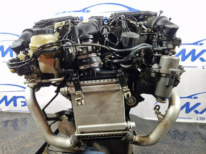 16-19 MERCEDES GLE 500e W166 3.0 OM276.821 PETROL TWIN TURBO COMPLETE ENGINE