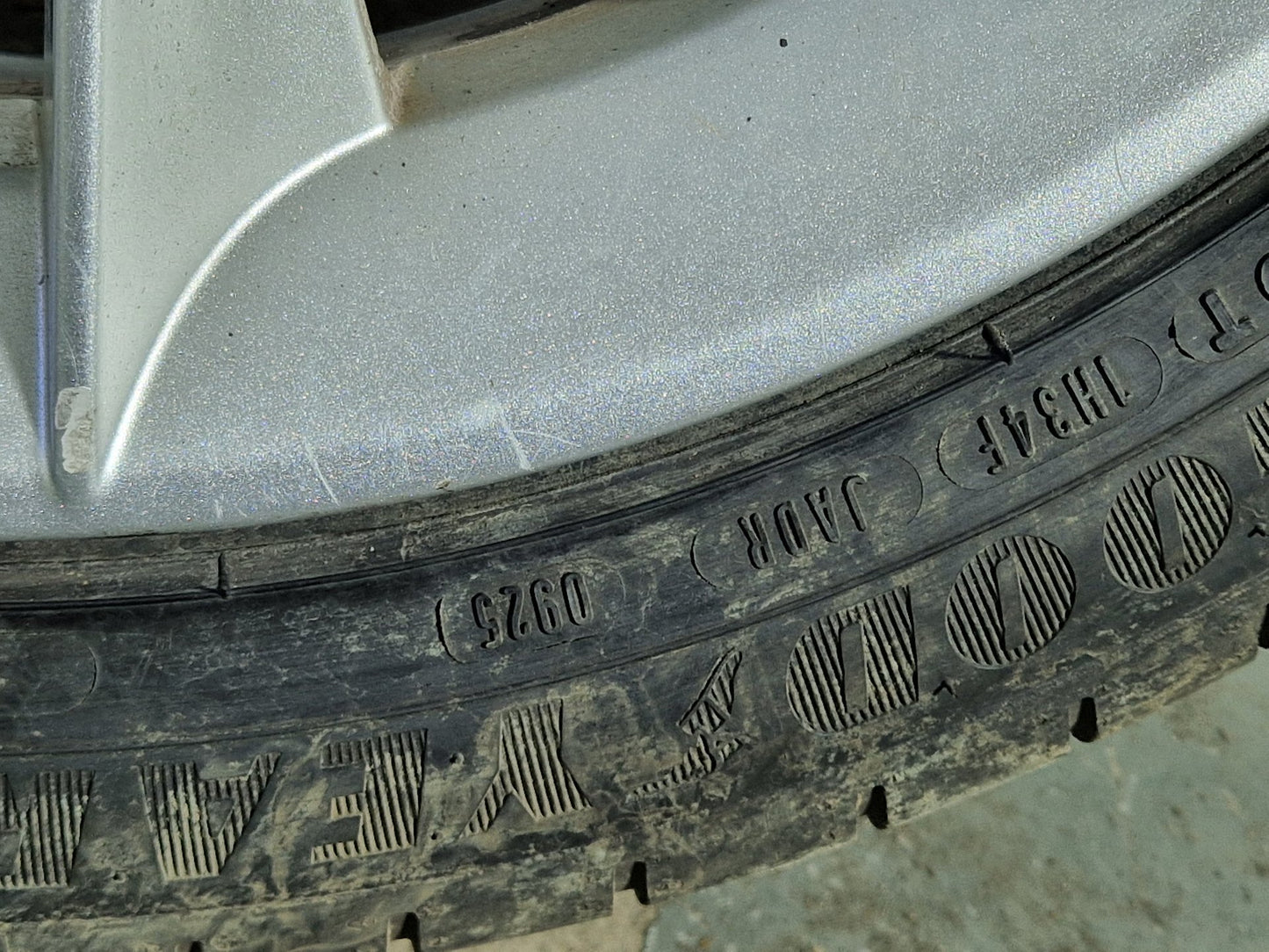 Saab 9-3 MK2 (440) 18" Alloy Wheel with Tyre ~7mm 225/45/18 12763042