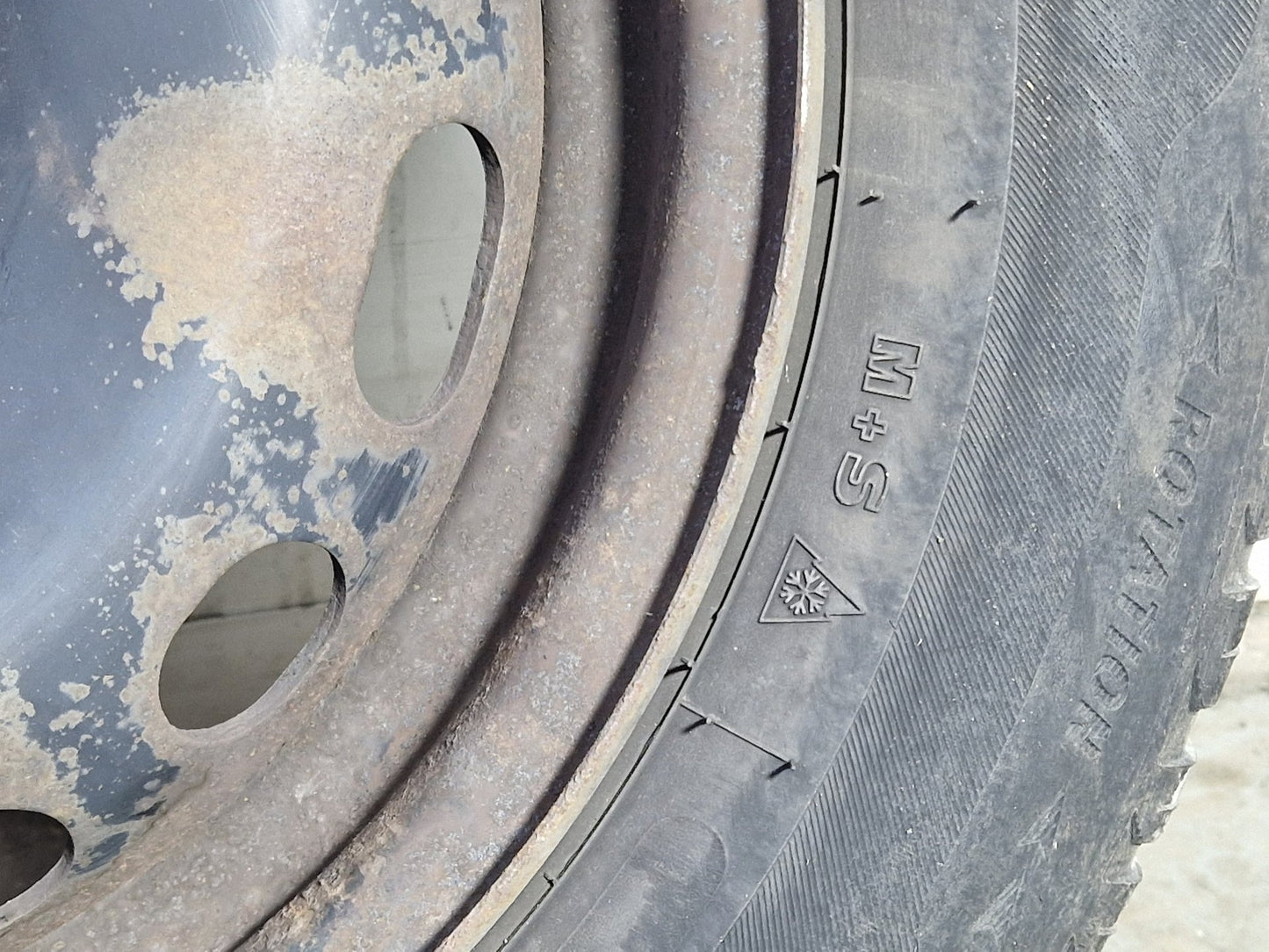 Citroen Berlingo MK2 15" Steel Wheel with Tyre 195/65/15 ~5mm