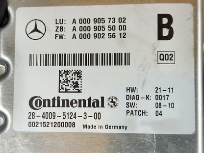 11-19 MERCEDES BENZ ML W166 FRONT WINDSCREEN CAMERA MODULE UNIT A0009057302