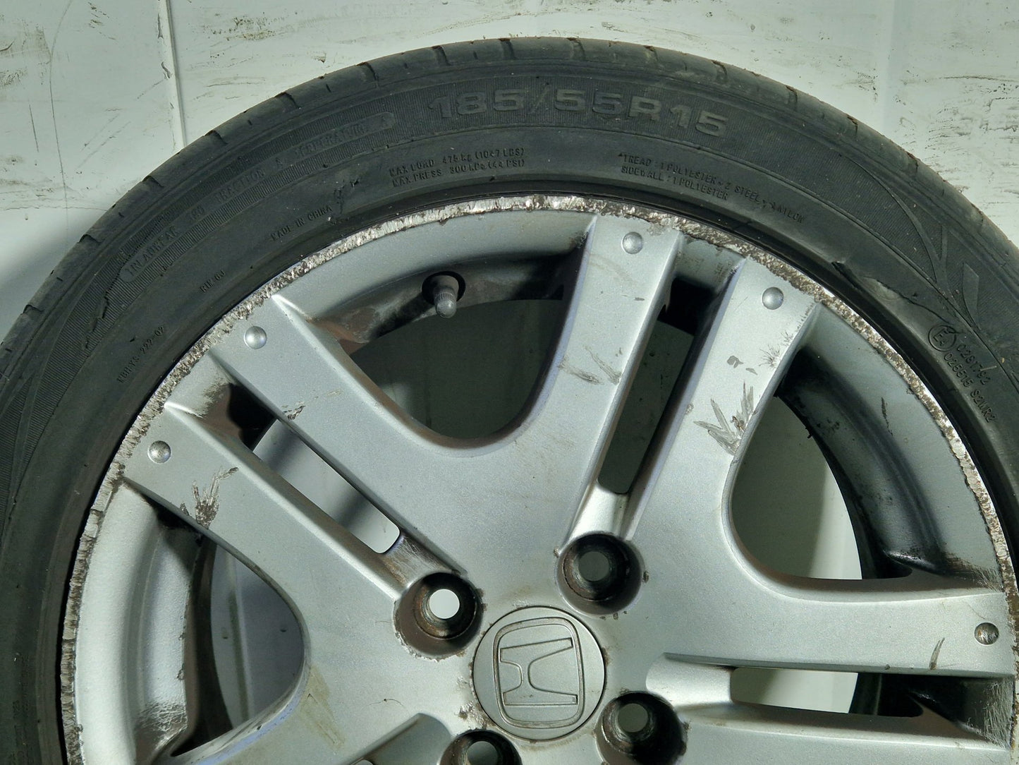 Honda Jazz 16" Alloy Wheel with Tyre ~3mm 185/55/16 SAA560C
