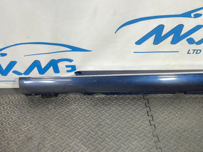 14-21 MERCEDES BENZ C CLASS W205 LEFT N/S SKIRT IN BLUE 980 A2056906902