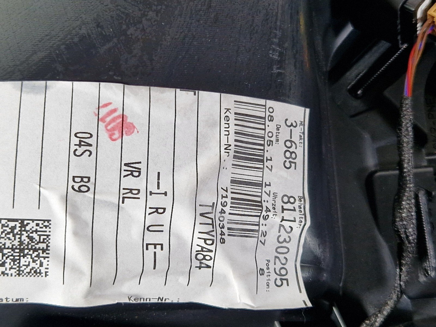 16-19 AUDI A4 B9 GENUINE FRONT DRIVER SIDE DOOR CARD PANEL 8W0867118