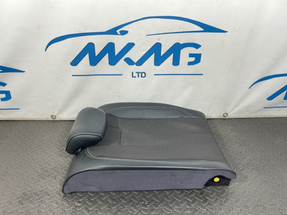 16-19 AUDI A4 B9 S-LINE REAR PASSENGER SIDE HALF LEATHER BACKREST SEAT IN BLACK