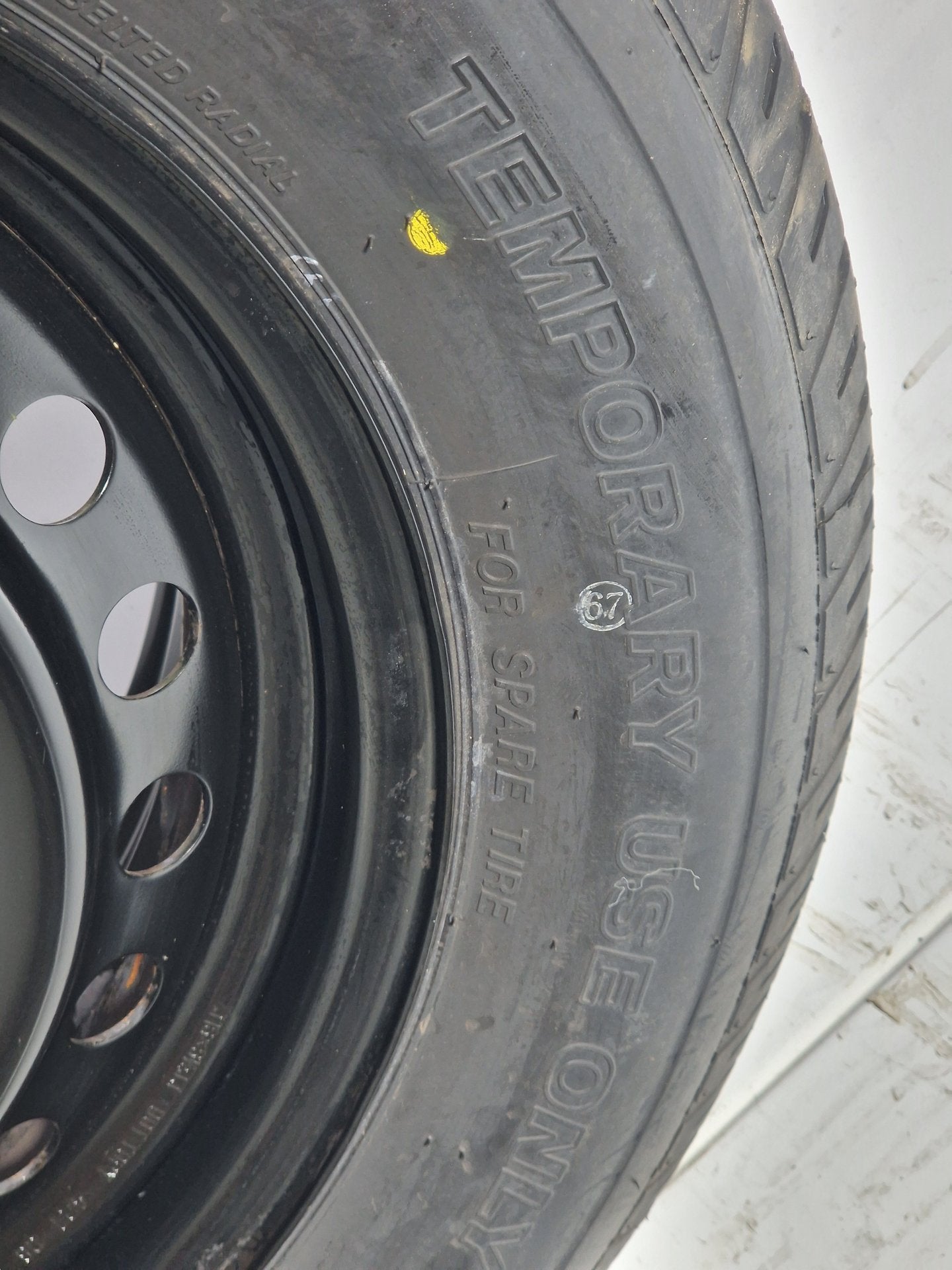 Nissan X-Trail MK2 (T31) SUV 16" Spare Wheel with Tyre 215/65/16 ~4mm