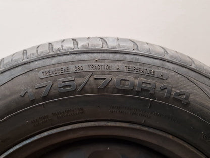 2013 Volkswagen Polo 6R MK5 14" Steel Wheel with Tyre 175/70/14 ~5mm 1J0601027P