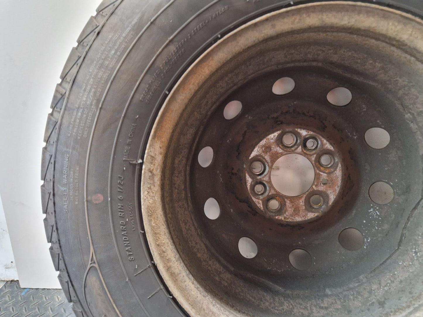 Citroen Relay Genuine Steel Wheel with Tyre 215/70/15 ~5mm