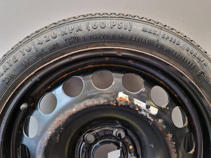 Vauxhall Astra MK6 (J) (A3400) Hatchback 16" Spare Wheel with Tyre 115/70/16