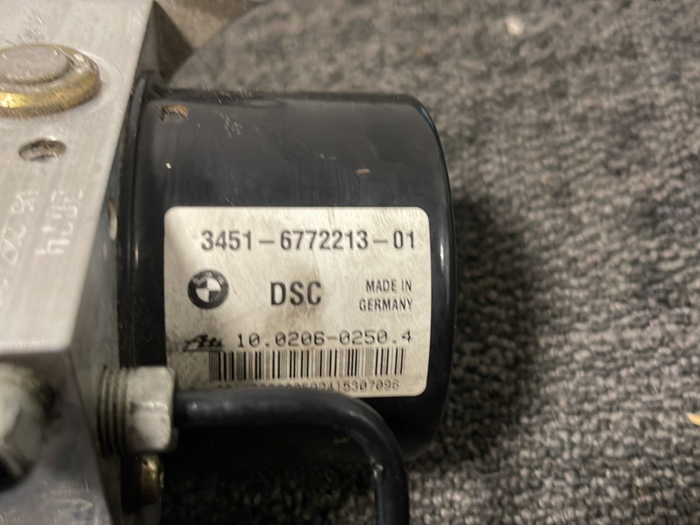 BMW 116i E87 1.6L Petrol Genuine ABS Pump Control Module 6772213 6772214
