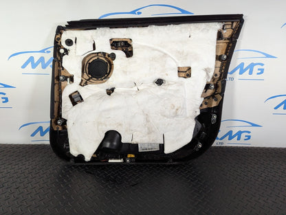 16-22 BMW X1 F48 FRONT PASSENGER SIDE DOOR CARD PANEL IN BLACK