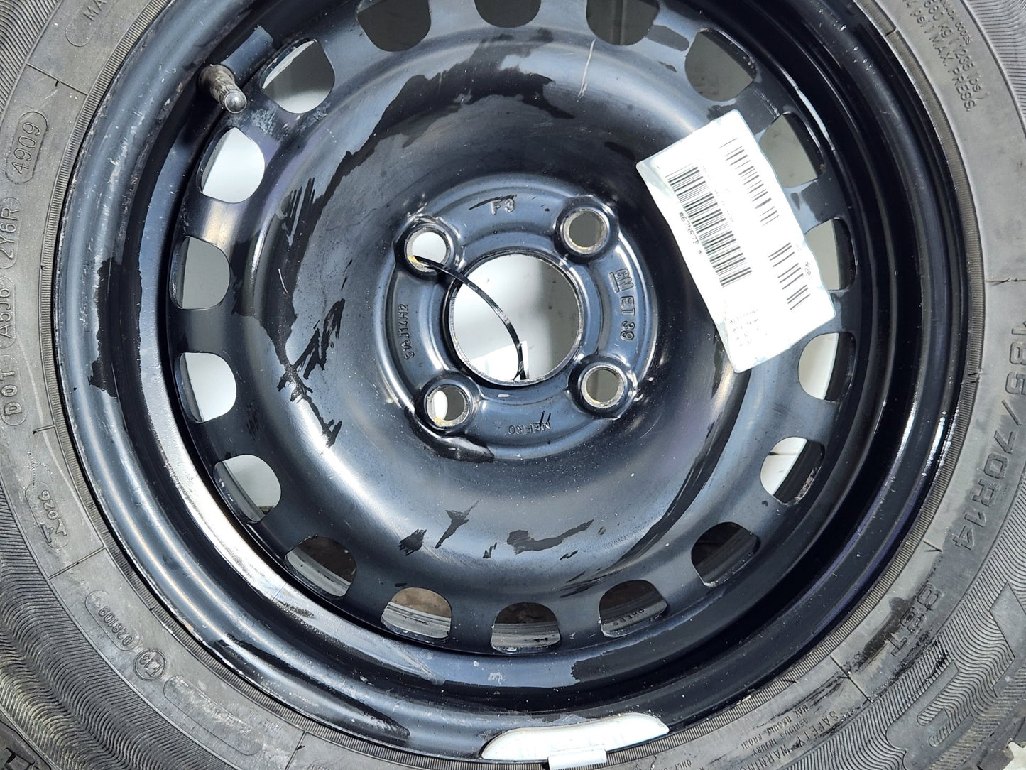 Vauxhall Corsa MK3 (D)(4400) Hatchback 14" Spare Wheel with Tyre 185/70/14 ~7mm